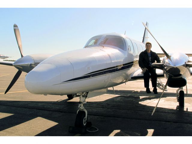 Piper Cheyenne 2 (N28WN) - Captain Eric Goodrich in Reliant Airs Cheyenne II. Aircraft is no longer in the fleet.