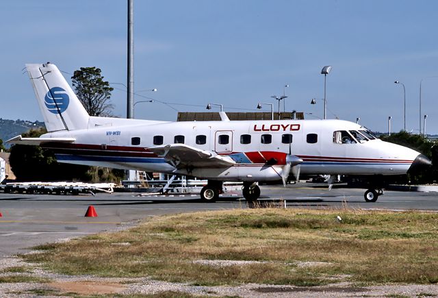 VH-WBI — - LLOYD AVIATION - EMBRAER EMB-101P2 BANDEIRANTE - REG VH-WBI (CN 110292) - ADELAIDE INTERNATIONAL AIRPORT SA. AUSTRALIA - YPAD (29/6/1987)