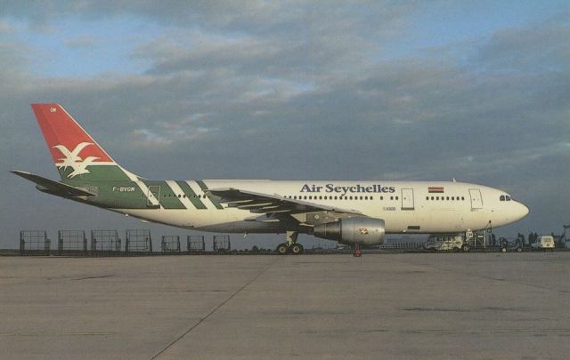 Airbus A300F4-200 (F-BVGM) - SCANNED FROM POSTCARDbr /AIR SEYCHELLES