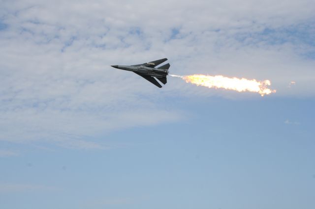 Grumman EF-111 Raven — - Amberley Airshow 2008. The last Airshow the F111 appeared in.