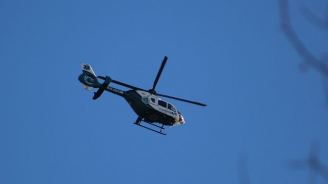 Eurocopter EC-635 (N436CM) - Coming in to the Hickory Airport