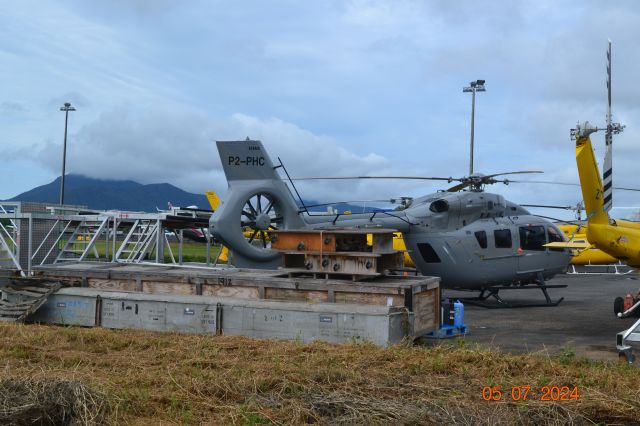 P2-PHC — - Former Pacific Helicopters, Papua New Guinea, Airbus H145 [EC45] parked waiting for the next adventure. Arrived Cairns Sept 2023