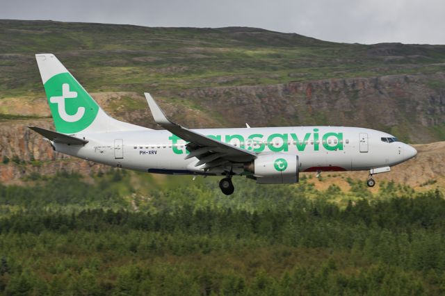 Boeing 737-700 (PH-XRV) - TRA105 from Rotterdam to Akureyri.