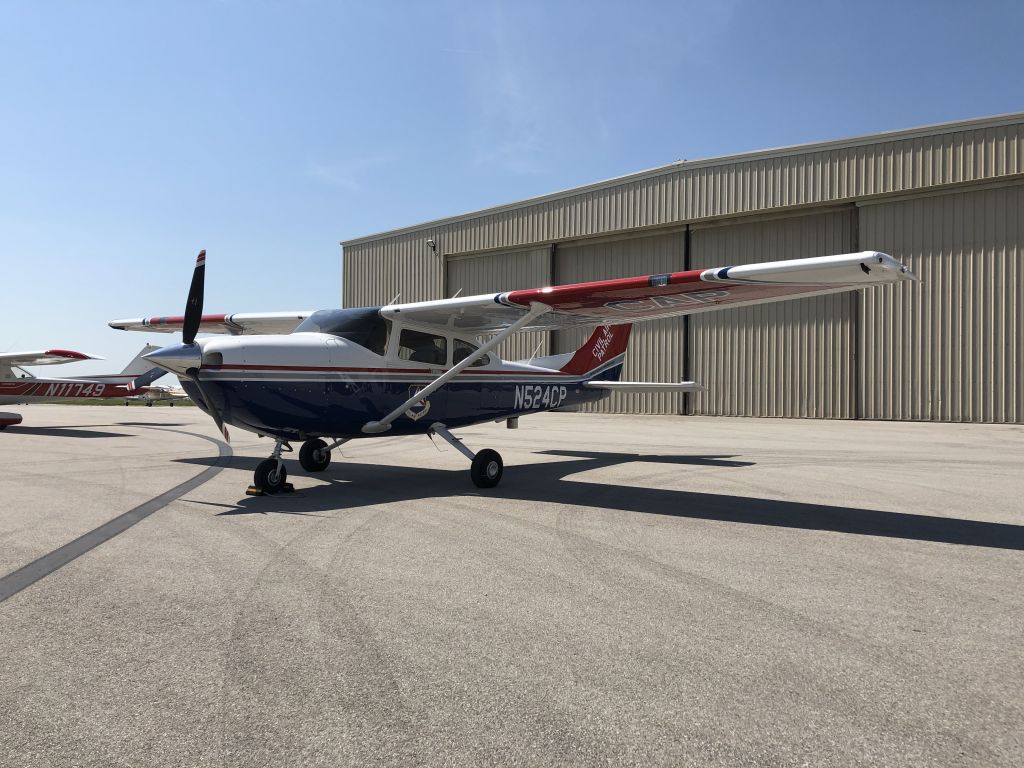 Cessna Skylane (N524CP) - 2018 Cessna 182T of the Civil Air Patrol, Kansas Wing, at New Century Air Center (KIXD) on Saturday, September 7, 2019.