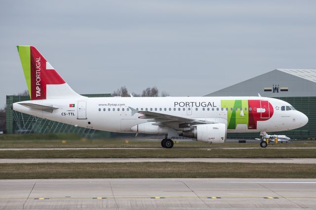 Airbus A319 (CS-TTL) - TAP326 arriving from Lisbon