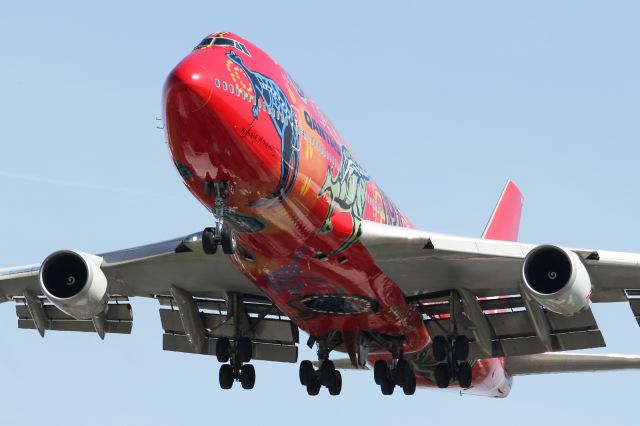 Boeing 747-200 — - Sadly "Wumala Dreaming", is now repainted in the standard Qantas livery.