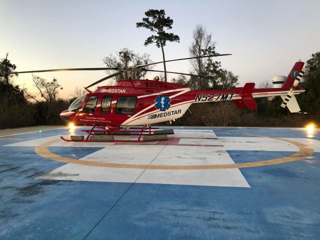 Bell 407 (N527MT) - ATMORE HOSPITAL @ BASE 