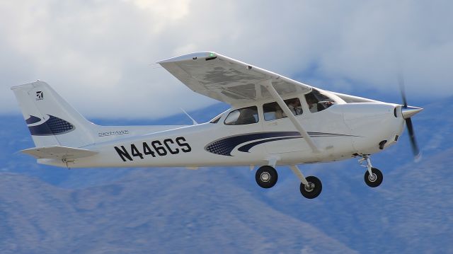 Cessna Skyhawk (N446CS) - Seen from the Palm Springs Air Museum.