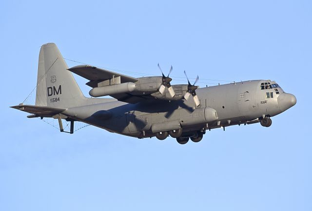 Lockheed C-130 Hercules (DMAF73584) - Lockheed EC-130E/H (SEAD) USAFbr /Red Flag Exercise - Nellis Air Force Base (03/13)br /DM AF73 584 - from Offutt AFB, Neb.