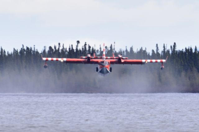 Canadair CL-41 Tutor (C-FOFI) - practicing at Gosling Lake