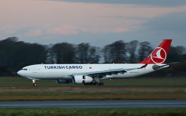 Airbus A330-200 (TC-JOZ) - turkish cargo a330-243f tc-joz landing at shannon this morning 3/12/18.