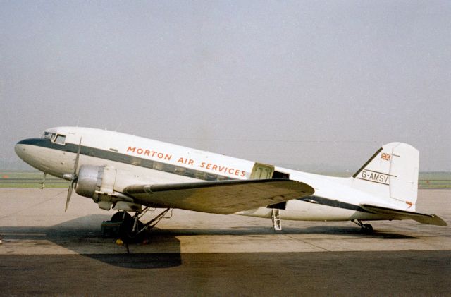 Douglas DC-3 (G-AMSV) - 1968 at Düsseldorf (EDDL)