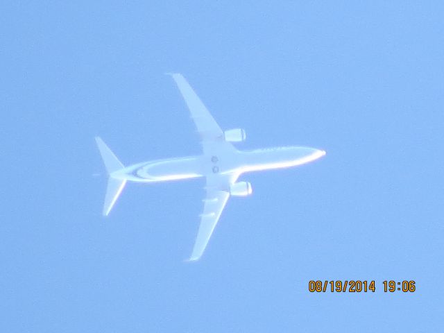 Boeing 737-900 (N564AS) - Alaska Airlines flight 35 from FLL to SEA over Baxter Springs KS (78KS) at 34k feet.