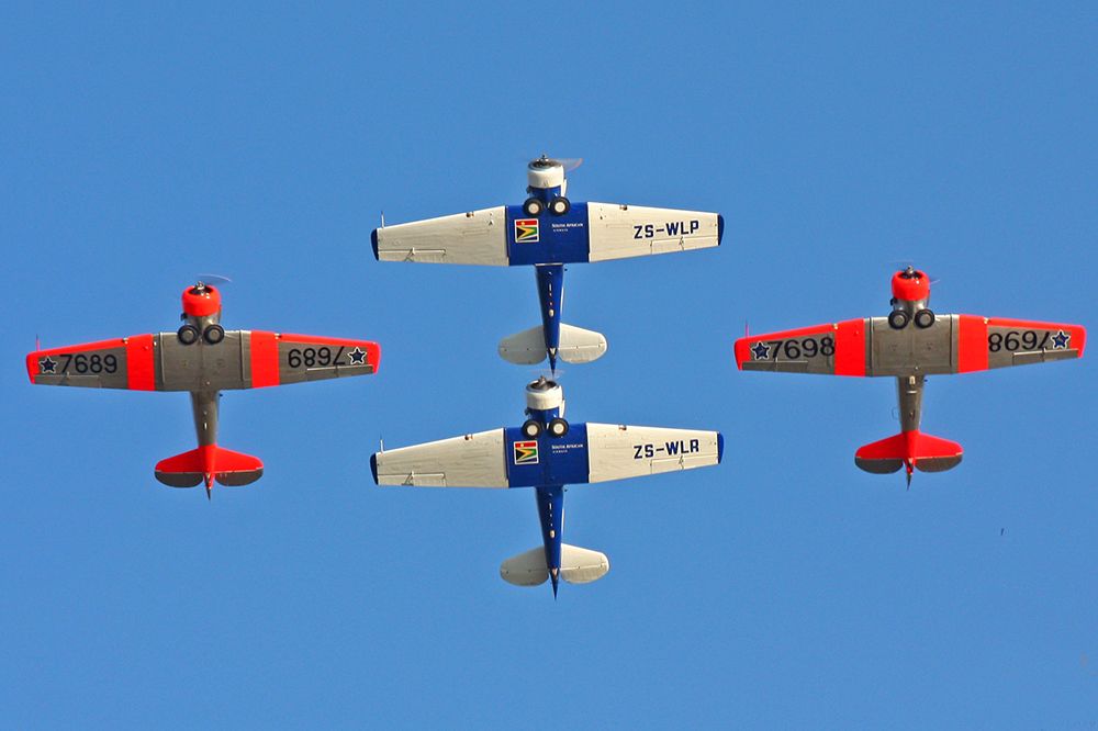 North American T-6 Texan — - Close formation