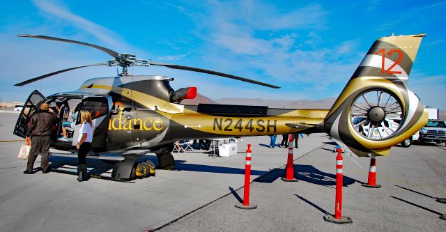 Eurocopter EC-130 (N244SH) - N244SH 2015 AIRBUS HELICOPTERS EC 130 T2 s/n 8157 SUNDANCE HELICOPTERS INC - Las Vegas - Nellis AFB (LSV / KLSV)br /Aviation Nation 2016 Air Showbr /USA - Nevada, November 12, 2016br /Photo: TDelCoro