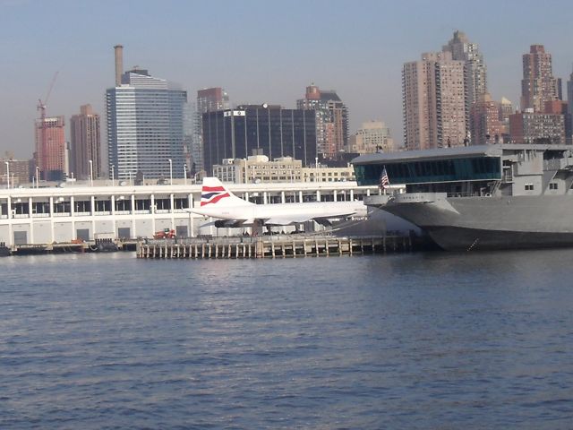 Aerospatiale Concorde (G-BOAD) - Concorde on the Intrepid, Manhattan, New York City.