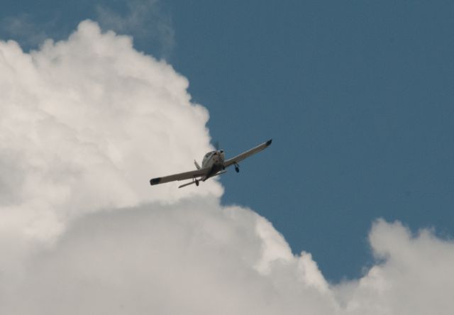 Dassault Falcon 20 (N165TW) - Heading right down wind in a series of touch and goes for 09 at Carson City.