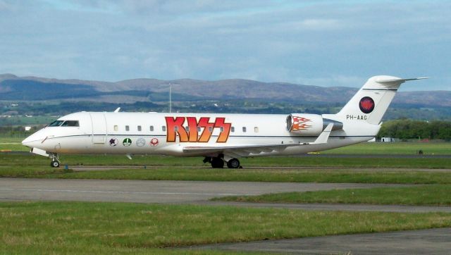 Canadair Regional Jet CRJ-200 (PH-AAG) - KISS tour bus!