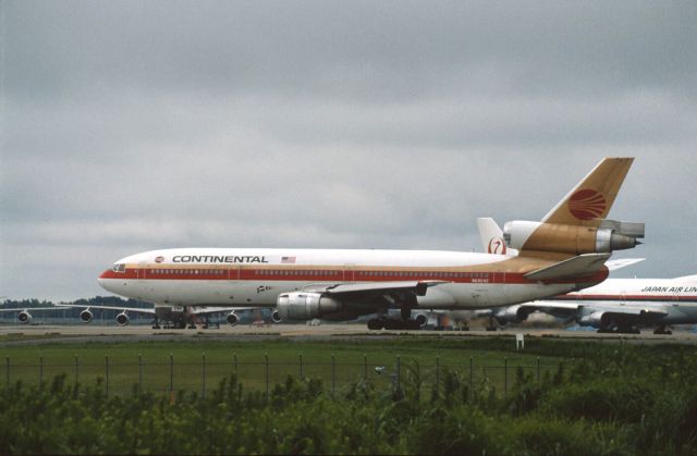 McDonnell Douglas DC-10 (N68042) - Departure at Narita Intl Airport Rwy34 on 1988/08/20