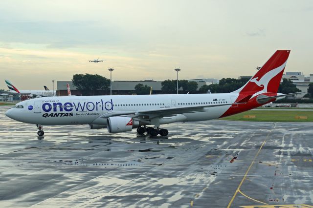 Airbus A330-200 (VH-EBV) - "OneWorld" livery