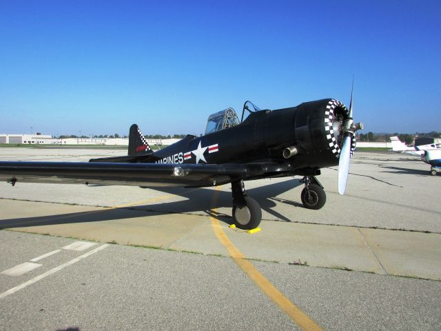 North American P-51 Mustang (N7296C) - Parked at Fullerton