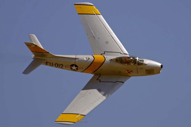 North American F-86 Sabre (NX186AM) - North American F-86F Sabre NX186AM at Chino, California on May 15, 2010.