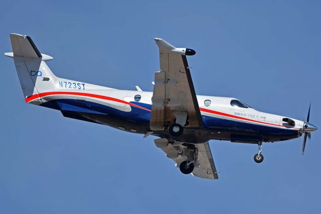 Pilatus PC-12 (N723ST) - Boutique Air Pilatus PC-12/47 N723ST at Phoenix Sky Harbor on January 25, 2018.  