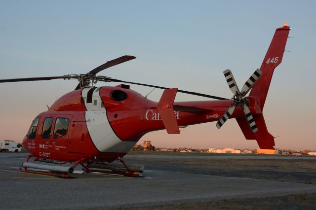 Bell 429 GlobalRanger (C-GCQT) - Sunrise in CYHU, 17-11-2021