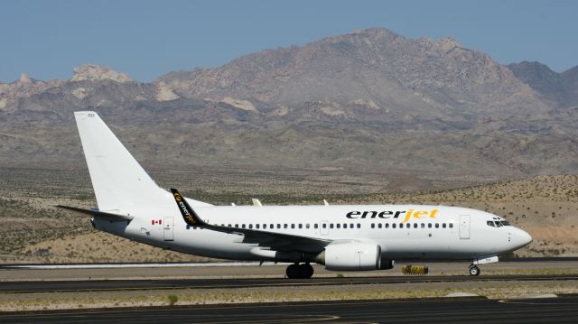 Boeing 737-700 (C-FENJ) - Enerjet first flight to KIFP.