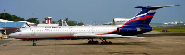 Tupolev Tu-154 (RA-85649) - An Oldie in the Maldives sun....
