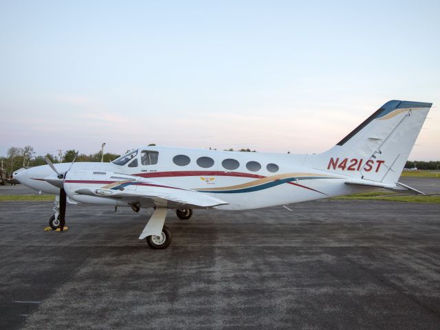 Cessna 421 (N421ST) - Nice aircraft! | Geared engines, pressurized | 19 June 2015.