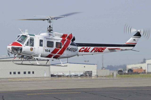 Bell UH-1V Iroquois (N481DF) - Bell UH-1H-BF Iroquoisbr /72-1619 (c/n 13318) to civil registry as N481DF Jun 5, 1995