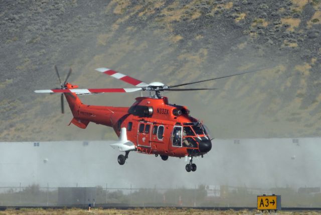 TUSAS Cougar (N332X) - Lift-off from the north ramp ar Carson City airport