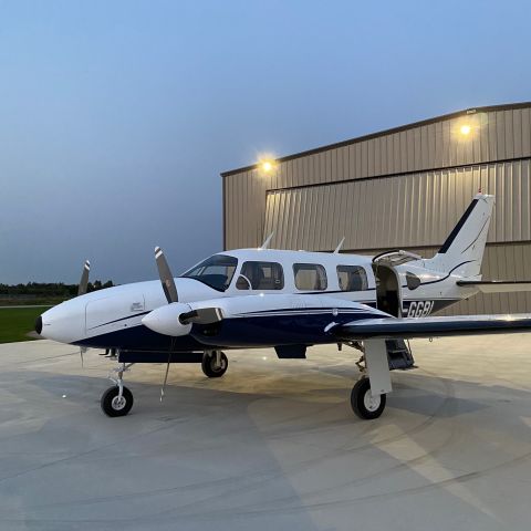 Piper Navajo (C-GGBI) - Piper Navajo PA31-310 on the ramp for an early morning departure from London Ontario 2020