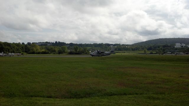 N7026C — - Plane was parked on the ramp at Danbury, CT