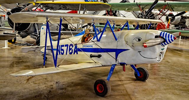 N576A — - N576A 1964 Bretthauer LEWANN BIPLANE DD-1 C/N 1 Experimental - Photo: TDelCorobr /J t Robidoux Airport (VLE)br /Planes of Fame Air Museumbr /Valle, AZbr /April 10, 2011