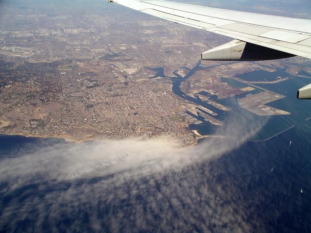 Boeing 737-700 — - Over Palos Verdes,Ca.