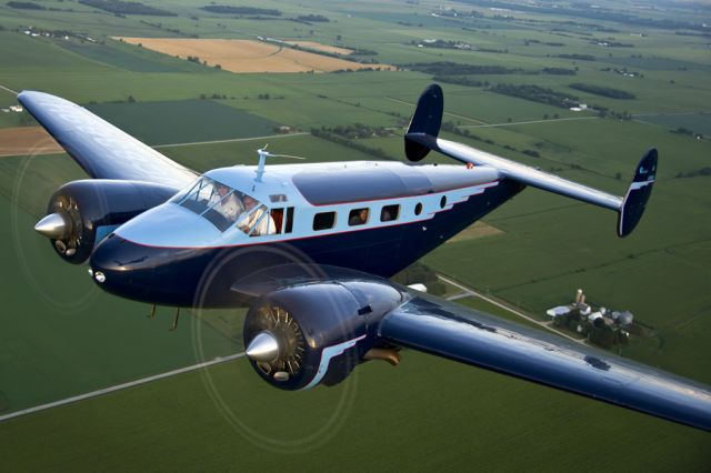 N8389H — - Beech 18 (C45G) based at the Poplar Grove Airport (C77)