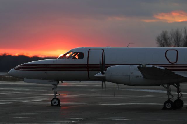 Fairchild Dornier SA-227DC Metro (N770TR) - Late afternoon engine runs as the sun made a brief appearance just before setting last night (3 Jan 2022).