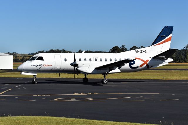 Saab 340 (VH-ZXG) - Regional Express Saab 340B VH-ZXG (msn 402) at Wynyard Airport Tasmania Australia. 15 January 2023.