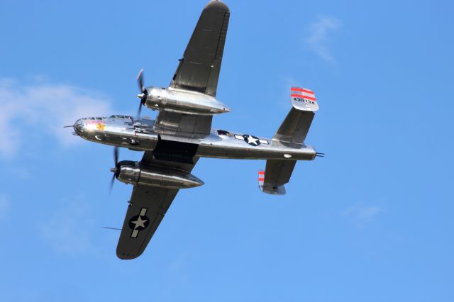 North American TB-25 Mitchell (N9079Z) - Panchito in the Air Show Pattern at Oshkosh 2019.  