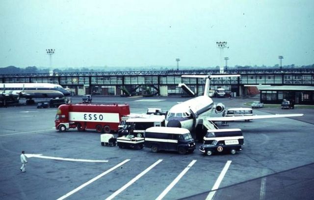 — — - Very old pictures at Manchester Ringway Airport