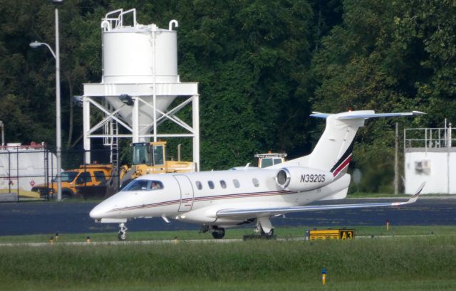 Embraer Phenom 300 (N392QS) - This Embraer Phenom 300 is shown here taxiing to the terminal in the Summer of 2018.