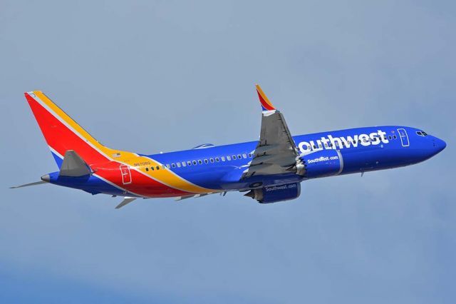 Boeing 737-800 (N8708Q) - Southwest Boeing 737-8 Max N8708Q at Phoenix Sky Harbor on October 10, 2017.