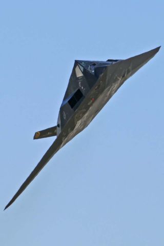 Lockheed Nighthawk (82-0800) - F-117A 82-0800 of the 8th Squadron at Air Force Plant 42 at Palmdale, California on April 22, 2008