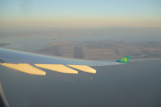 Airbus A330-200 — - Looking over San Francisco