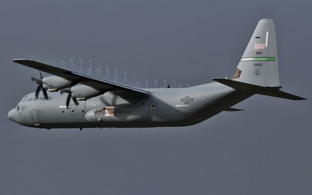 Lockheed C-130 Hercules (01-1462) - channel islands california ang c-130j 01-1462 dep shannon 23/10/14