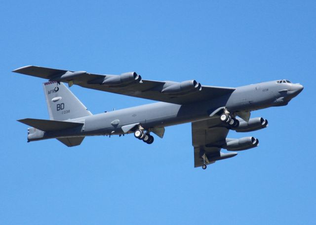 Boeing B-52 Stratofortress (61-0038) - At Barksdale Air Force Base.