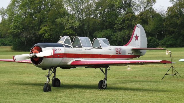 YAKOVLEV Yak-52 (N20450) - Moontown Airport Annual Grass Field Fly-in, Sep 16, 2012