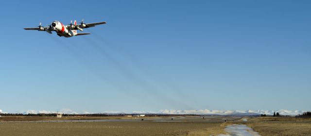 Lockheed C-130 Hercules (N1790) - Coast Guard out of Kodiak practicing in King Salmon, AK